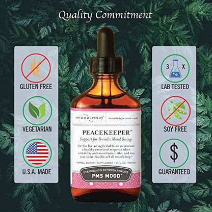 Herbalogic - Flashback Liquid Herb Drops - Natural Relief for Menopausal Hot Flashes, Night Sweats