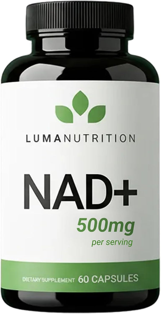 Luma Nutrition NAD+ Supplement 1000mg for Women & Men - 60 Capsules