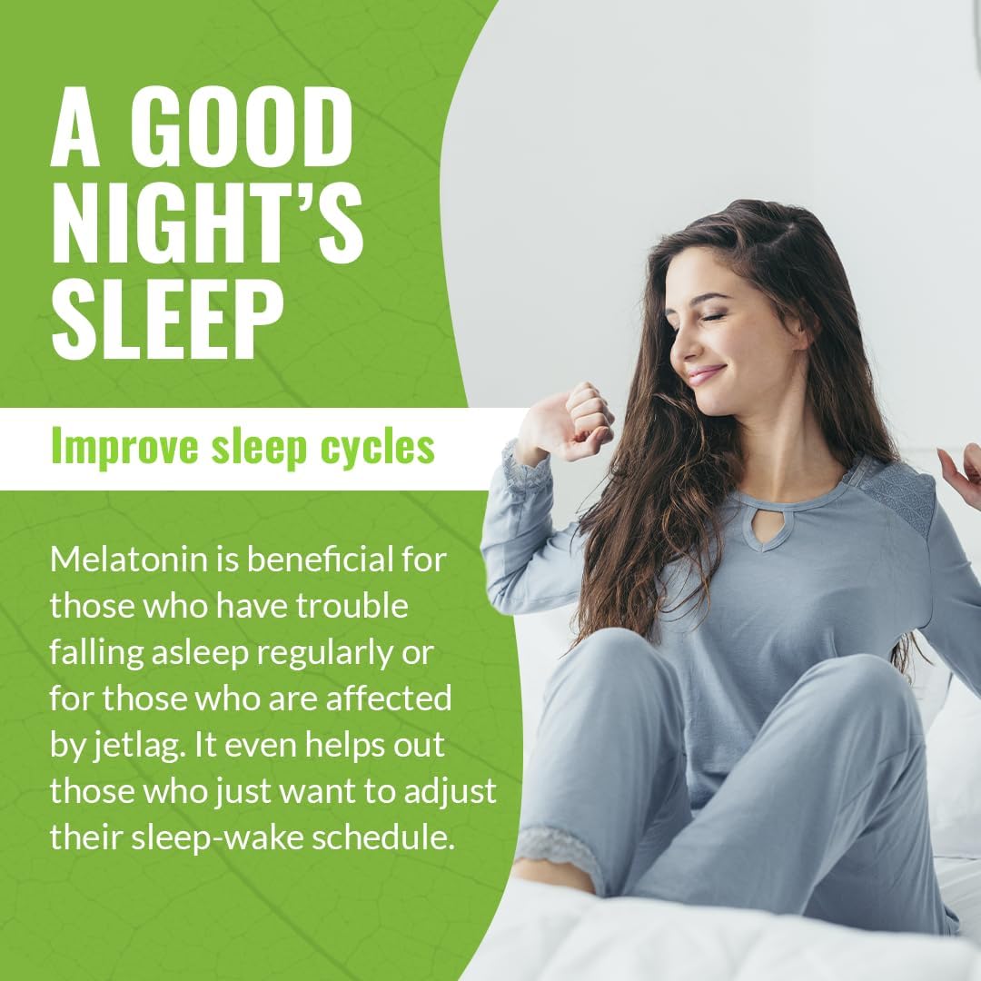 Liquid Melatonin for Kids and Adults 3mg - 2 Month Supply Natural Sleep Aid Drops