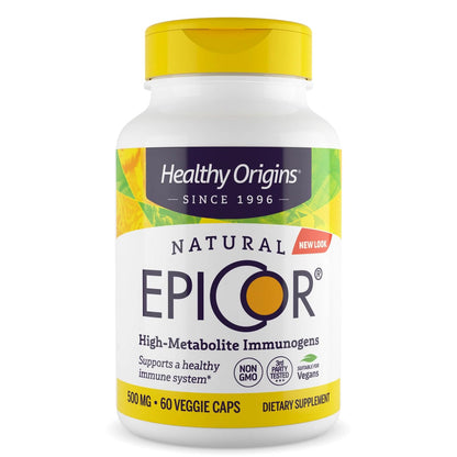 Healthy Origins EpiCor Dried Yeast 500 mg, 150 Veggie Caps
