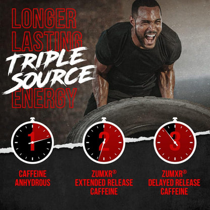 ALPHA LION Superhuman Pre Workout Powder, Beta Alanine, L-Taurine & Tri-Source Caffeine for Sustained Energy & Focus, Nitric Oxide & Citrulline for Pump (21 Servings, Sour Gummy Bear Flavor)