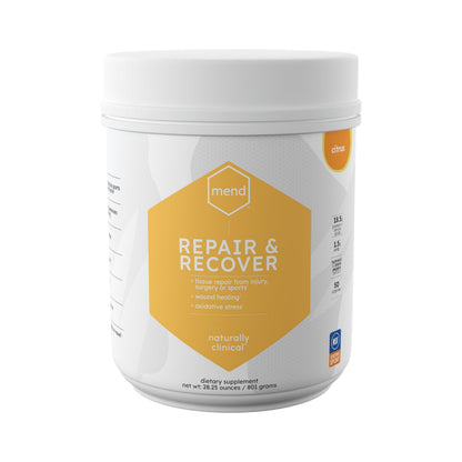 MEND Repair & Recover Citrus Protein Powder - Support Healing for Bones, Wounds