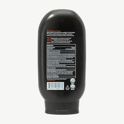 Amp Human PR Lotion - Performance & Recovery Bicarb Sports Lotion - Informed Sport Certified - Natural Electrolyte Sodium Bicarbonate (300 g Bottle)
