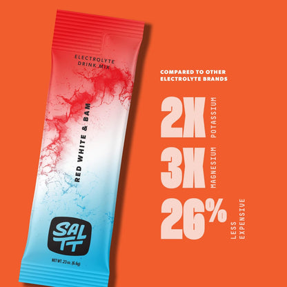 SALTT Electrolyte Packets - Clean Slate (30 Sticks) - Zero Sugar