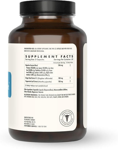 The Wellness Company Digestive Comfort - Gas Relief, 120ct
