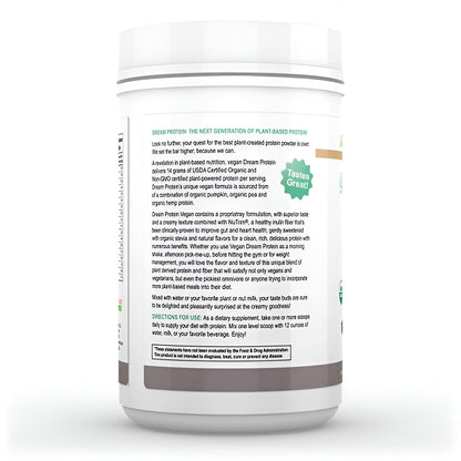 Greens First Dream Protein Plant Based – USDA Organic Dietary Supplement – Vegan