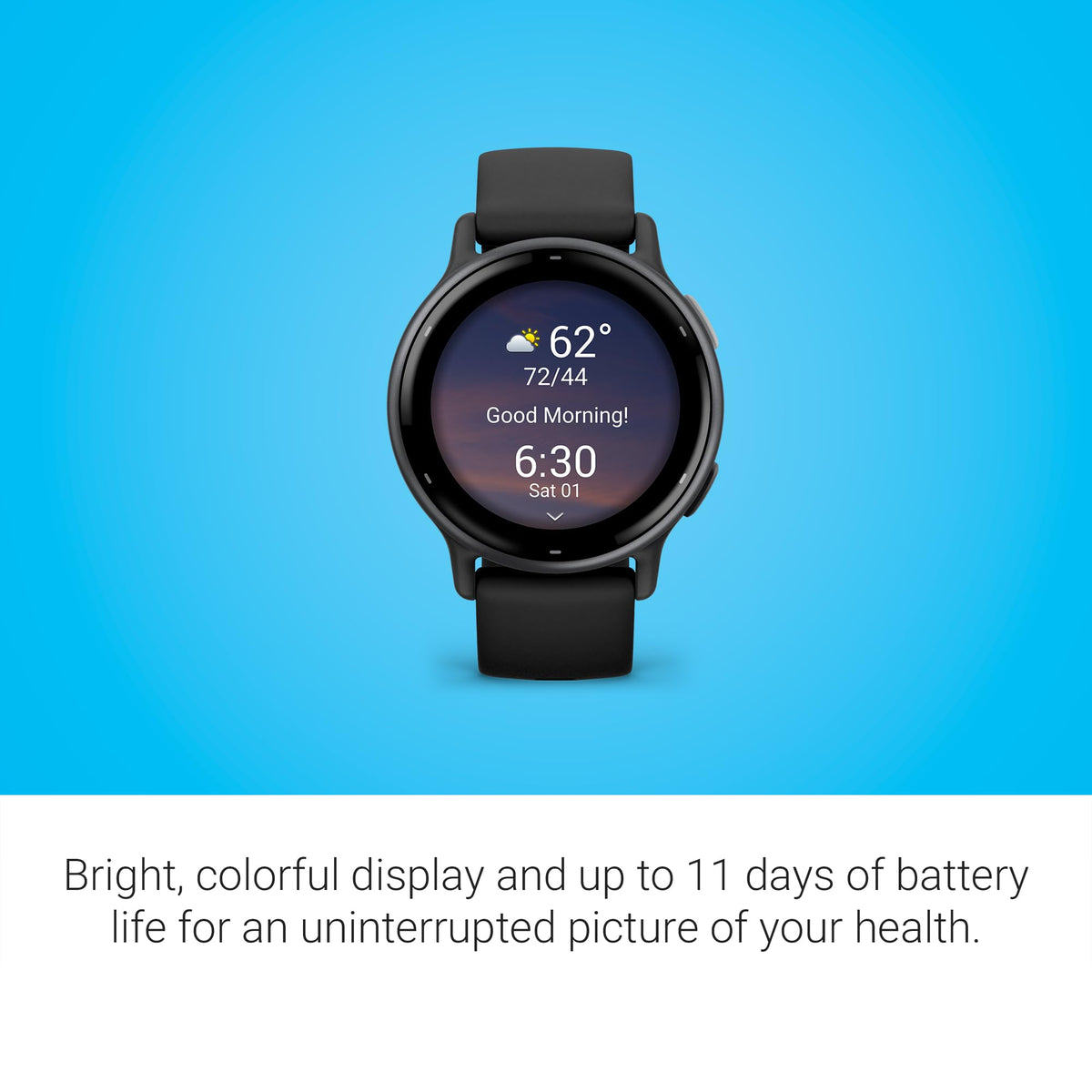 Garmin vívoactive® 5, Health & Fitness GPS Smartwatch, 42mm, Black