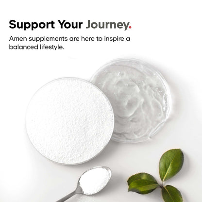 Amen Leaky Gut Supplement - Advanced Formula with Bioavailable L Glutamine, Zinc, Turmeric, DGL Licorice Root - Marshmallow Root - Probiotics & Fermented Prebiotics - Vegan, Non-GMO - 90 Capsules