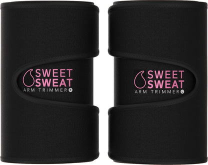 Sports Research Sweet Sweat® Arm Trimmers - Premium Sweat-Enhancing Arm Wraps for Women & Men - 3 Adjustable Sizes