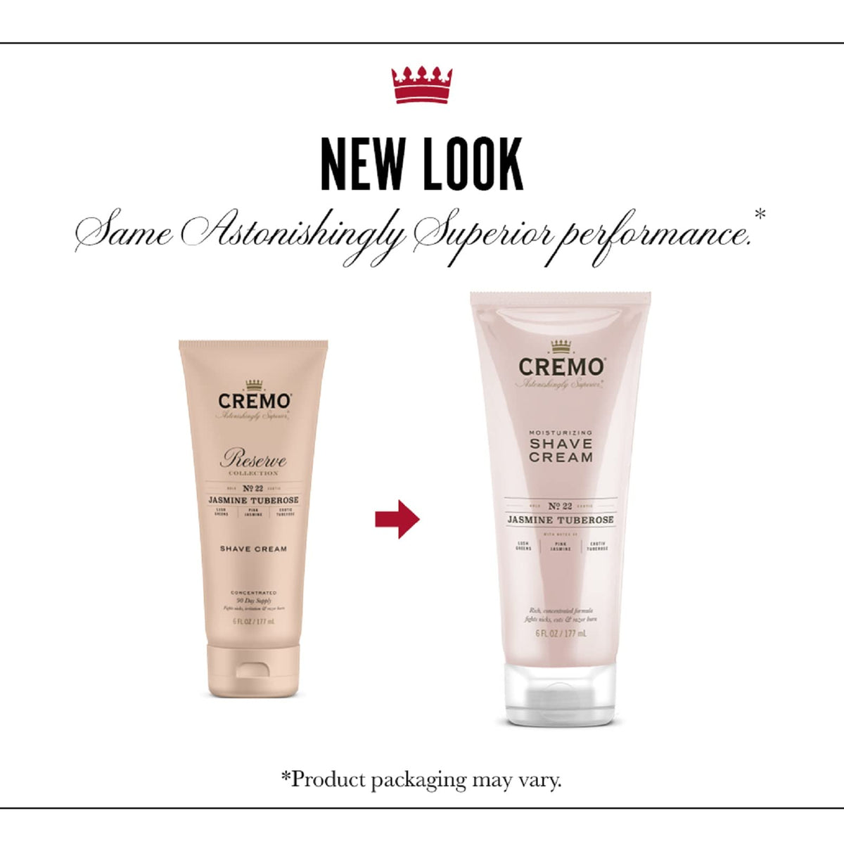 Cremo Jasmine Tuberose (Reserve Collection) Moisturizing Shave Cream, Astonishingly