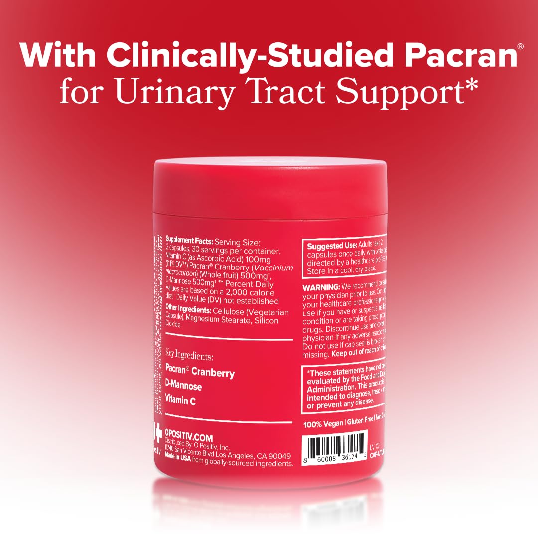 URO Urinary Tract Health Supplement with Pacran Cranberry – 30-Day Supply
