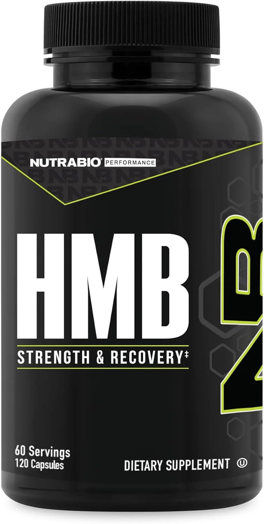 NutraBio HMB Supplement, Amino Acid, 1000mg, 120 Capsules