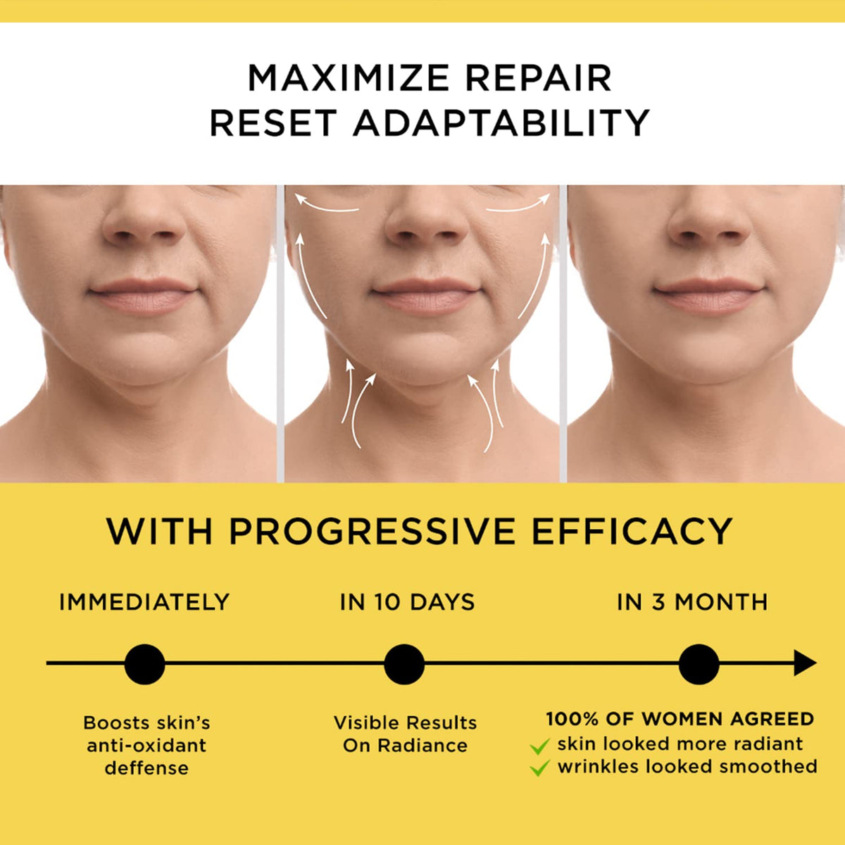 DERPHEA Neck Cream, Face Firming Cream, Face & Neck Cream, Advanced Skin Tightening