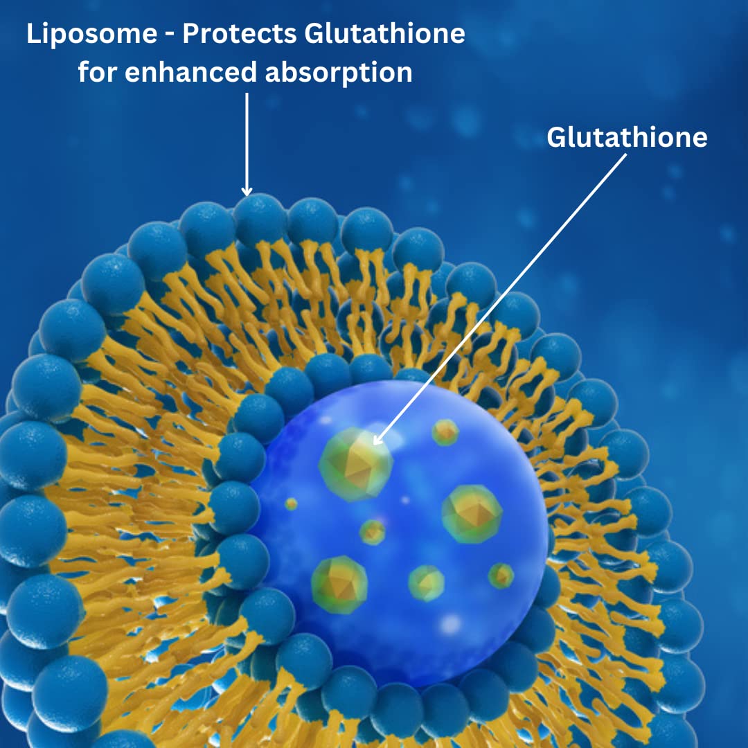 Advanced Bionetix 850mg Liposomal Glutathione Supplement | 120 Total Liposomal Softgels | Antioxidant Supplement w/Gluta-IV™, 100X Absorption Over Powder Glutathione