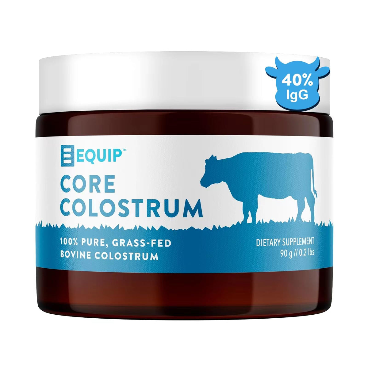 Equip Foods Prime Protein Powder Strawberry & Core Colostrum Powder