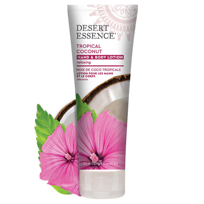 Desert Essence Organic Coconut Hand and Body Lotion 8 fl. oz.