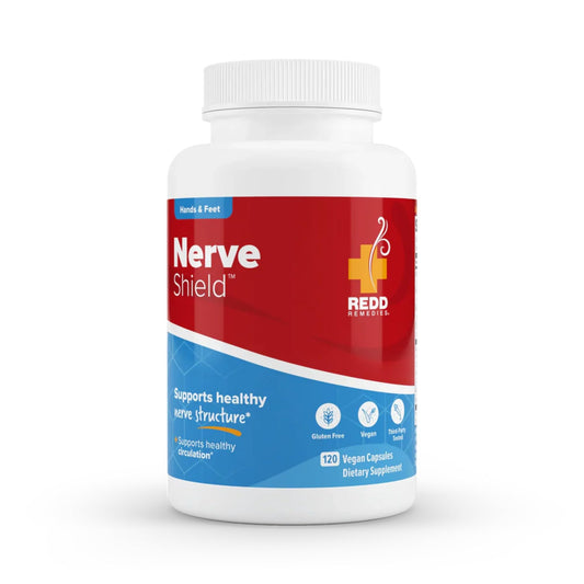 Redd Remedies, Nerve Shield, Supports Healthy Nerve Structure and Circulation, 60 Vegan Capsules
