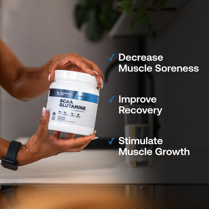Transparent Labs Bulk Pre-Workout (30 Servings, Peach Mango) & BCAA Glutamine (30 Servings, Tropical Punch)