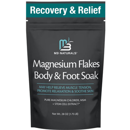 Soothing Tea Tree Oil Foot Soak with Stem Cell and Epsom Salt, 16 oz by M3