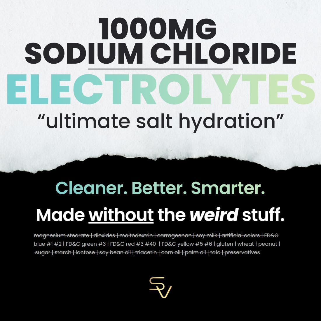 Electrolyte Capsules with 1000mg Sodium, Potassium & Magnesium, 90 Count | Formulated with chloride mineral salts and glycinate. Zero sugar, no mixing, convenient capsules, 30 servings