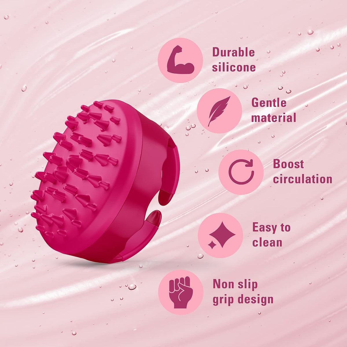 Arabica Coffee Body Scrub with Collagen & Stem Cell and Silicone Brush Bundle by M3