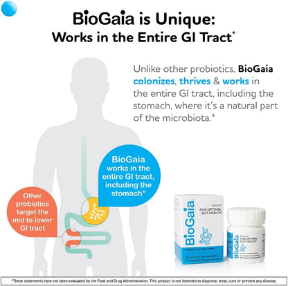 BioGaia Protectis Immune Active Kids Probiotic Gastrus Chewable Tablets Bundle