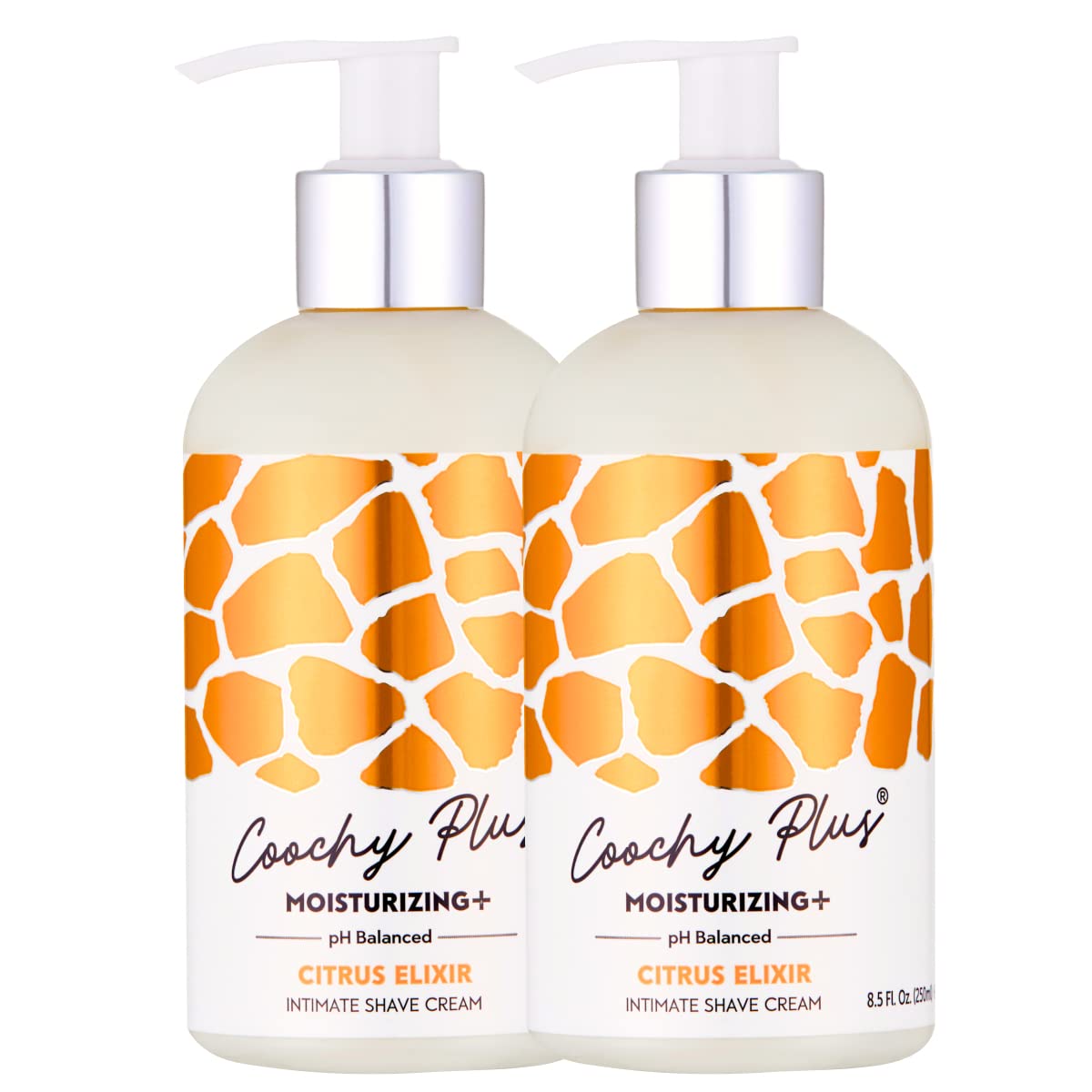 Coochy Intimate Shaving Cream MOISTURIZING Plus CITRUS ELIXIR For Pubic, Bikini Line