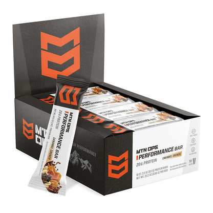 MTN OPS Performance High Protein Bars, Caramel Crunch