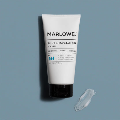 MARLOWE. No. 141 Shave Cream 6 oz and No. 144 Post Shave Lotion 6 Oz, Conditioning