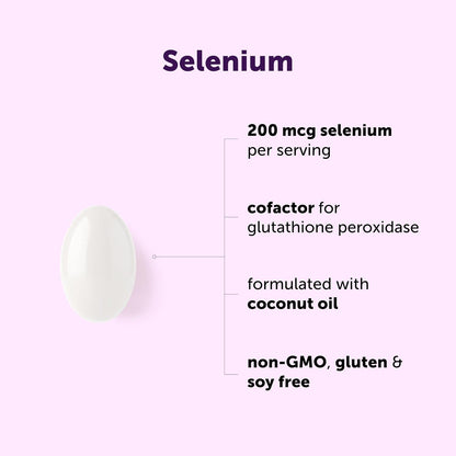 Selenium Supplements for Women & Men 200mcg Per Serving, 500 Softgels | Made with Coconut Oil | Essential Trace Mineral as L-Selenomethionine | 16+ Month Supply | Non-GMO, Gluten Free