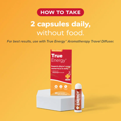 Redd Remedies, True Energy, Supports Energy Production and Stamina, 50 Vegan Capsules