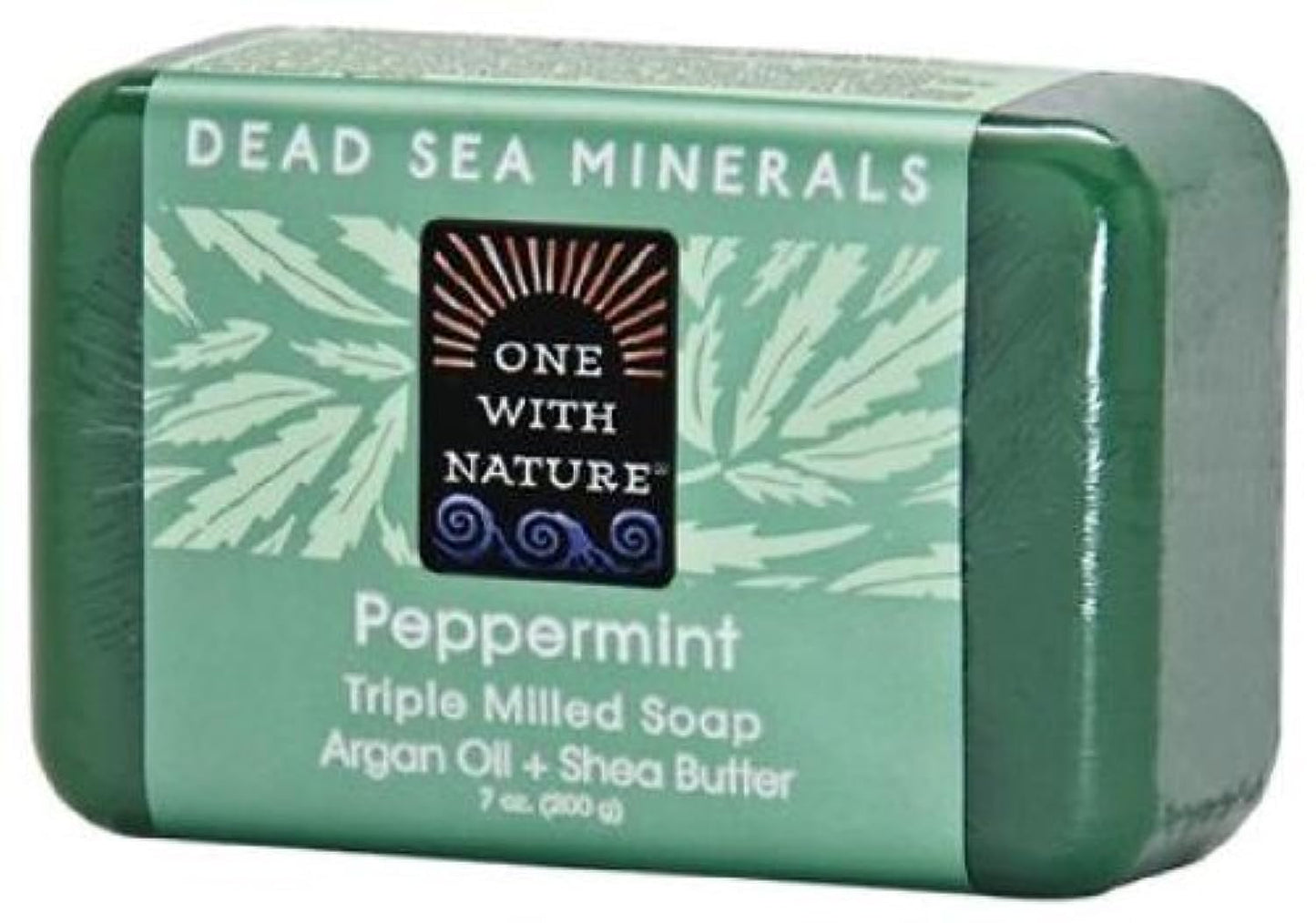 One With Nature Dead Sea Mineral Soap, Lemon Sage, 7-Ounces (Pack of 6)