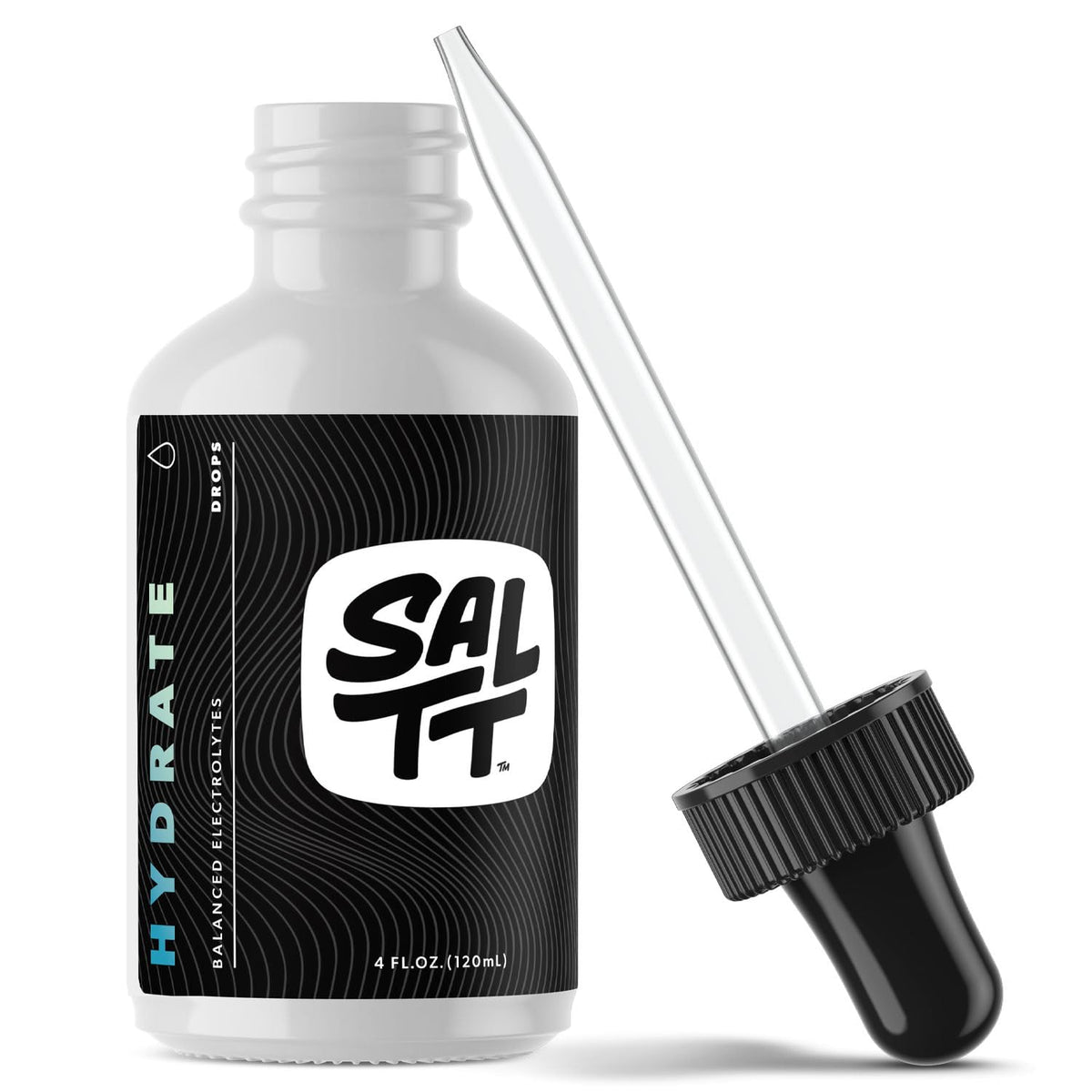 SALTT Hydrate Electrolyte Drops, Unflavored, Refill Size, 8.3 oz