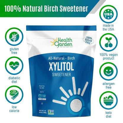 Health Garden Birch Xylitol Sweetener - Xylitol Sugar Substitute - 15 oz