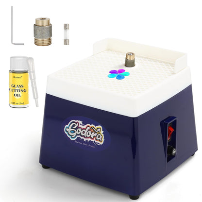 Stained Glass Grinder, Mini Glass Grinder Machine with 5/8" & 1" Grinder Bits