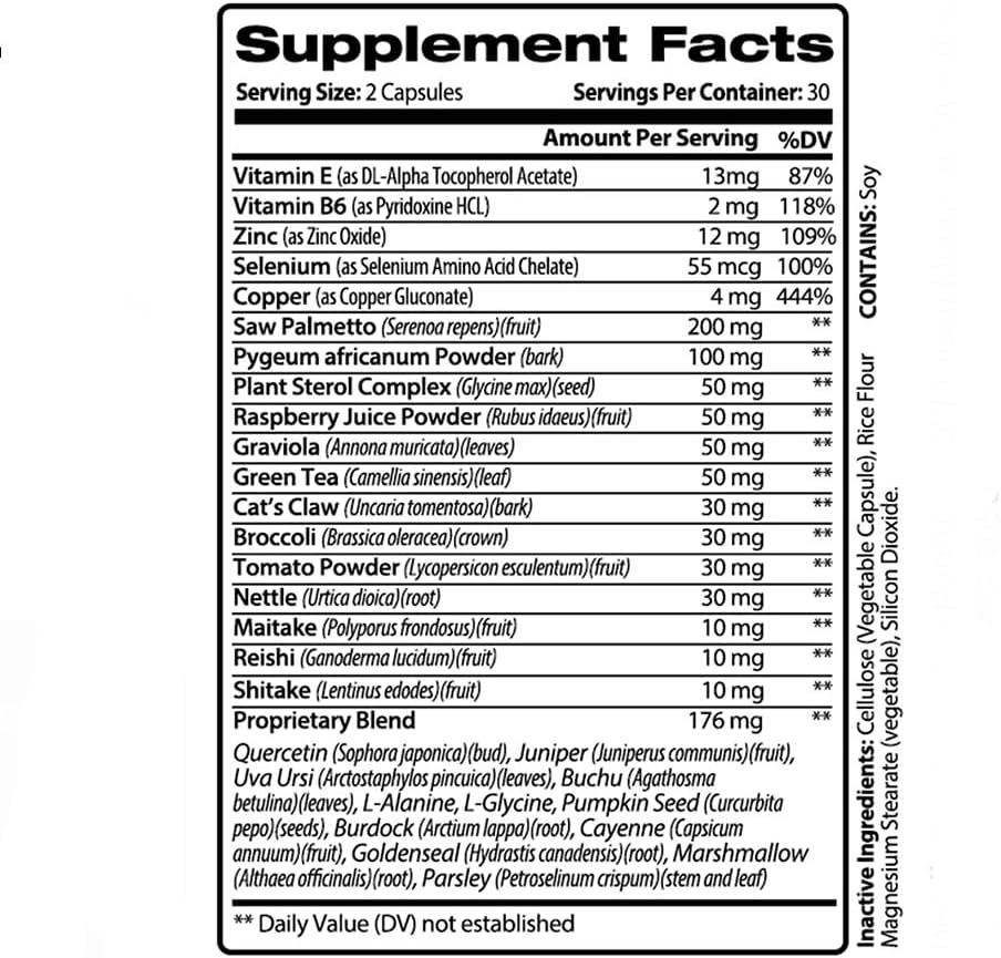 PureNature Prostanova - Natural Prostate Support Supplement with Saw Palmetto