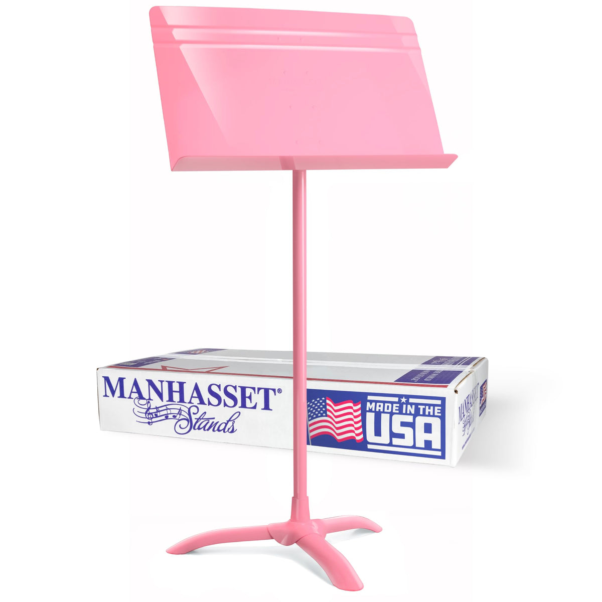 Manhasset Music Stand for Sheet Music - 48 Symphony Model - Long Lasting, Durable Manhasset Stand - Adjustable Height - 26" to 48" - Made in the USA