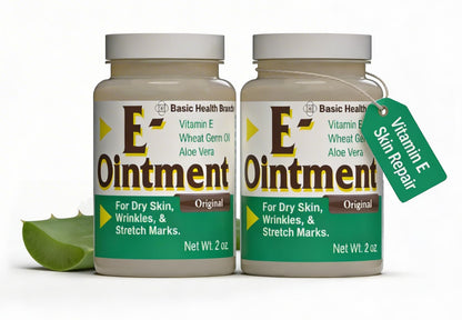 Vitamin E Moisturizing Cream, 2 oz | Vitamin E, Wheat Germ Oil, Aloe Vera Oil for Scars, Fine Lines & Wrinkles