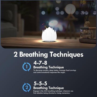 Meditation Gifts 'Breathing Lotus', NDLT Mindfulness Gifts Guided Breathing Trainer 2 Breathing