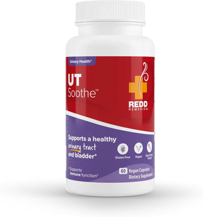 Redd Remedies Bone Health Advanced, 120 Capsules, and UT Soothe wih Probiotics, 60 Capsules