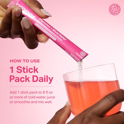 Proper The Pinks Digestive Bloat Relief - Gut Health Probiotic Drink Mix