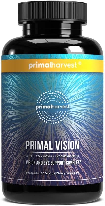 Primal Harvest Vision – Daily Vegetarian Friendly Supplement, Gluten & Dairy Free