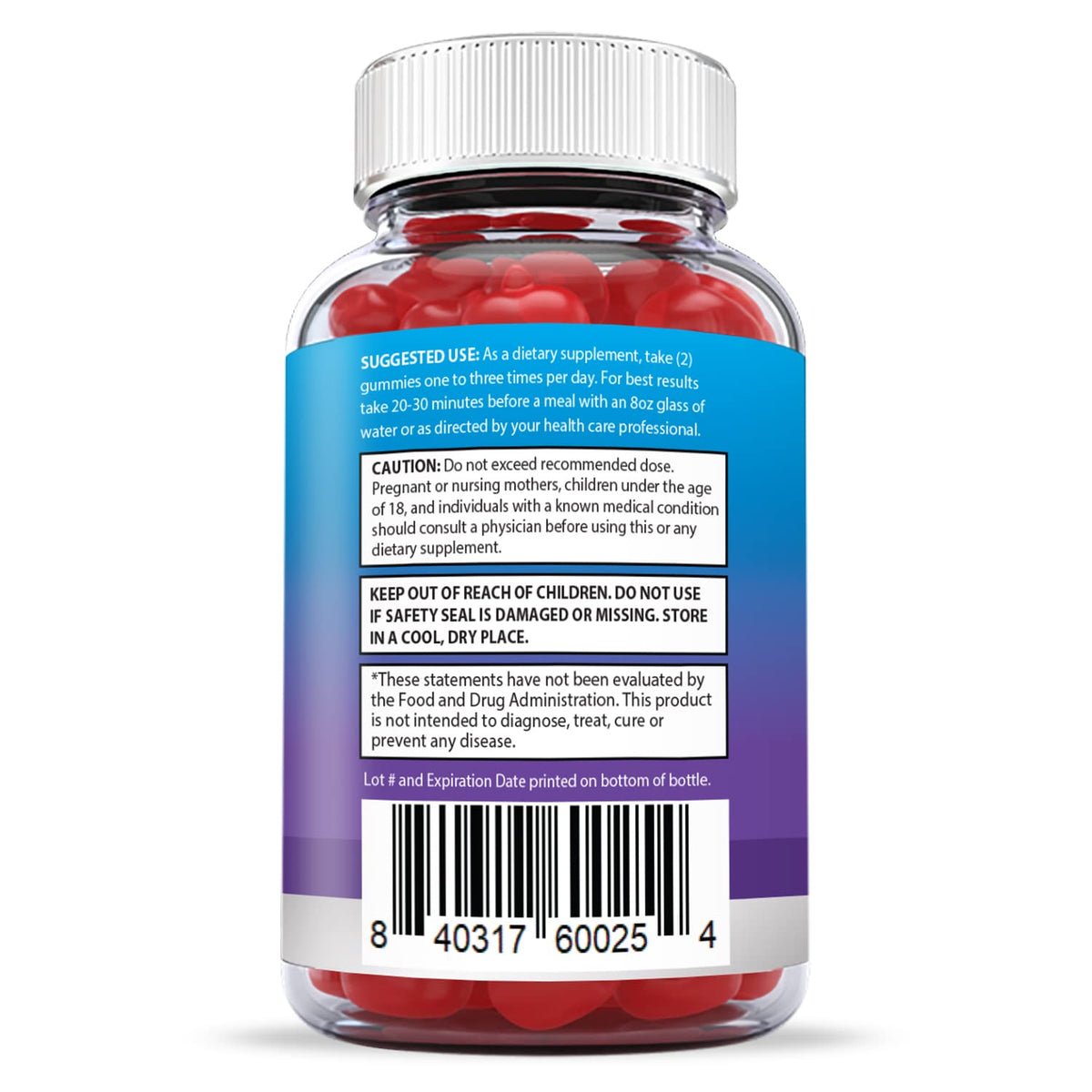 Justified Laboratories (2 Pack) Keto Blast Gummies 1000MG ACV with Pomegranate Juice