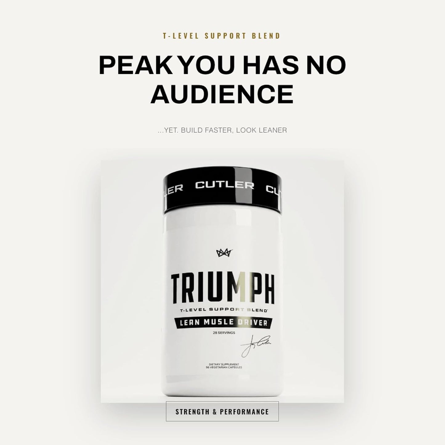 TRIUMPH Testosterone Booster for Men: Best Test Booster and Estrogen Blocker for Men with DIM, KSM 66 Ashwagandha, and Boron Citrate, Build Natural Lean Muscle Mass and Strength, 56 Veggie Capsules | Not Flavored | DIM, KSM-66 Ashwagandha, Fenugreek and B