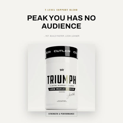 TRIUMPH Testosterone Booster for Men: Best Test Booster and Estrogen Blocker for Men with DIM, KSM 66 Ashwagandha, and Boron Citrate, Build Natural Lean Muscle Mass and Strength, 56 Veggie Capsules | Not Flavored | DIM, KSM-66 Ashwagandha, Fenugreek and B
