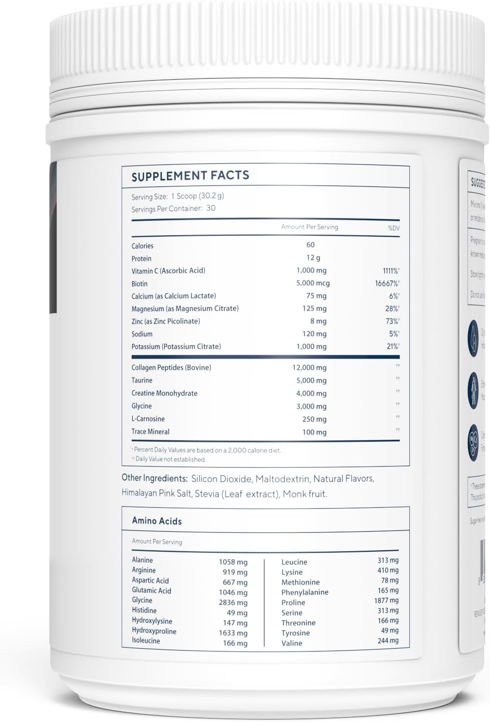Renue By Science Skin & Body Essentials | Collagen Peptides Electrolytes Creatine & BCAA Powder | Collagen (12g) Creatine Monohydrate (4g) per Serving with Taurine & Glycine | Made in USA - Chocolate