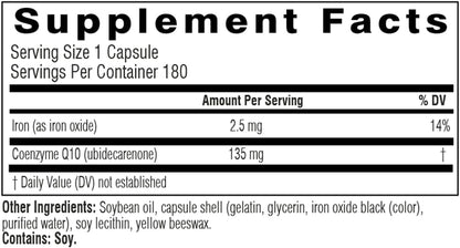 Swisse CoQ10 Supplement Co-Enzyme Q10 | 6 months Supply| Coenzyme Q10 Supports Heart Health and Ubiquinol Cellular Energy Production | CQ10 Antioxidant Support| Co Q 10 Supplement 135mg | 180 Softgels