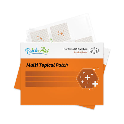 PatchAid Multi Plus Topical Patch (Pack of 2) | Daily Energy & Wellness Support, 27 Essential Vits Including Iron, B12, and Calcium, 8-Hour Wear & Slow Release, 60 Day Supply