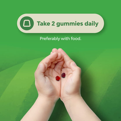 Natures Craft High Prebiotic Fiber Gummies for Kids - Dietary Fiber Supplements for Digestion & Constipation - Chicory Root Kids Immune Gummies - Non-GMO Digestive Nutritional Supplements - 120 Count