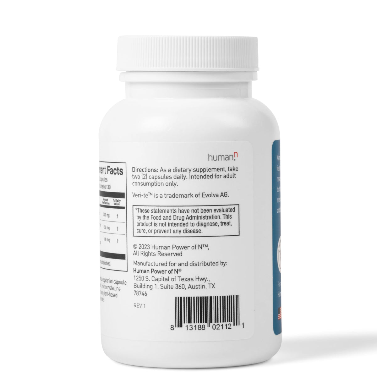 humanN SuperBeets Memory & Focus Brain Supplement Capsules – Mental Alertness